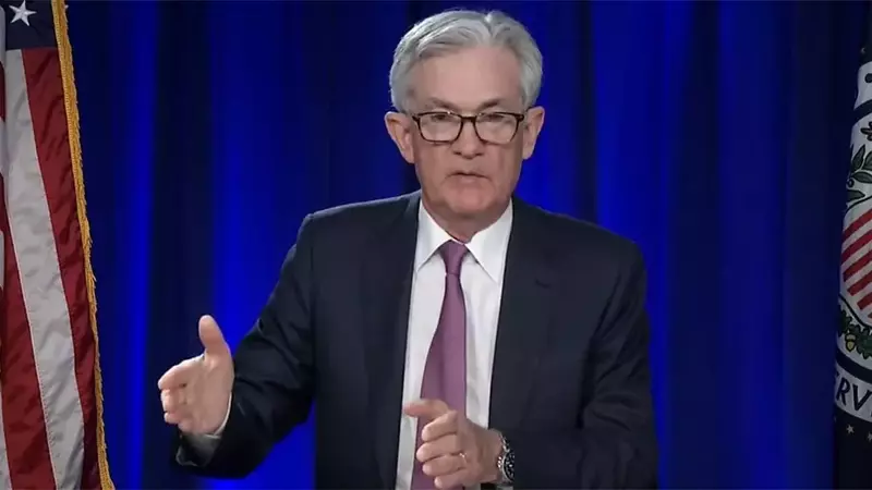 Futures Fall Ahead Of Powell Speech