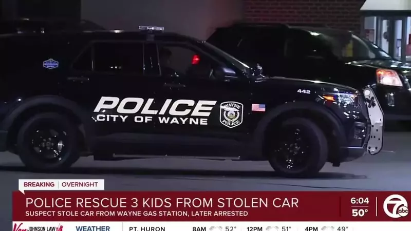 Children Rescued After Carjacking Incident in Wayne