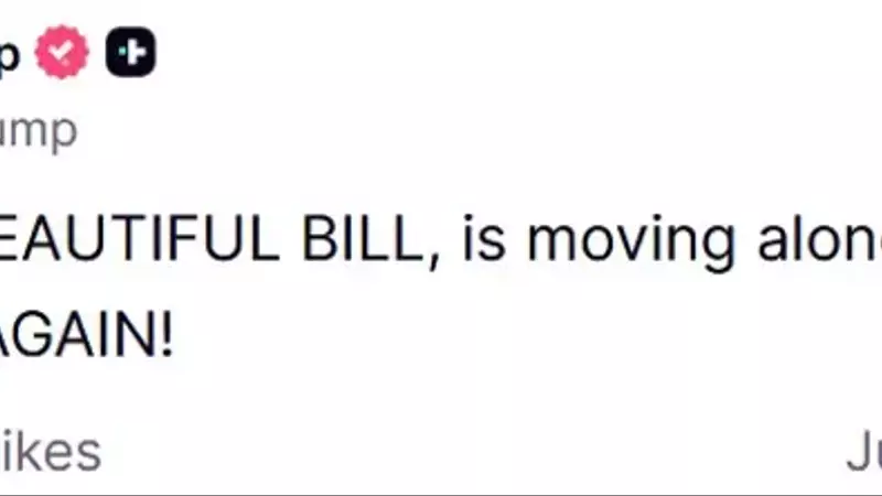 Trump Hails Legislative Progress on Major Bill