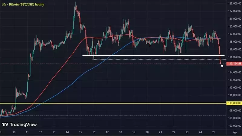Cryptocurrency Markets Face Downward Pressure as Bitcoin and Ethereum Recede