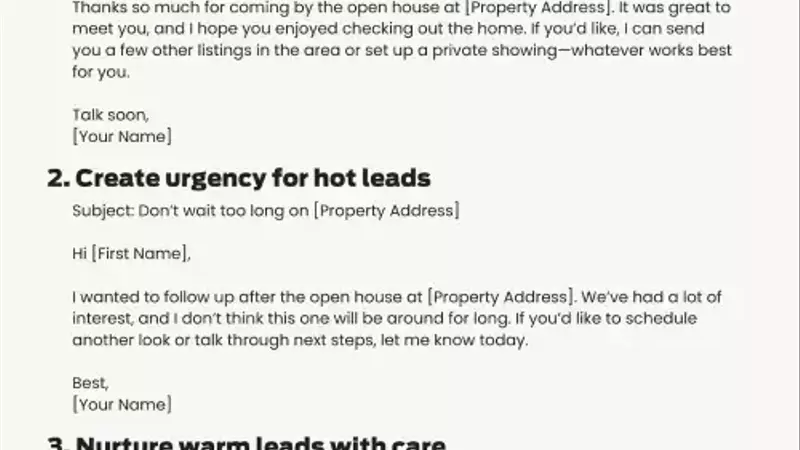 Mastering Real Estate Follow-Ups: Strategies for Converting Open House Leads
