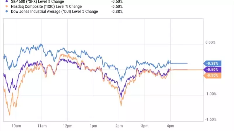 Market Downturn Amidst Inflation Concerns and Mixed Economic Signals