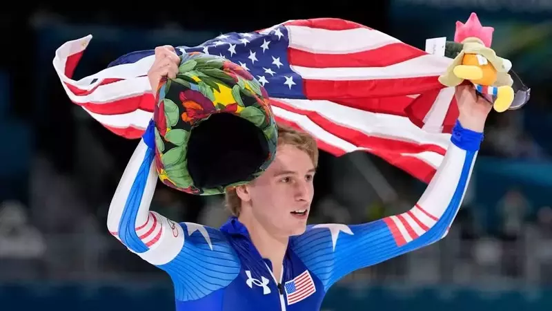 Stolz Dominates 1000m Speed Skating at Milan Cortina Games