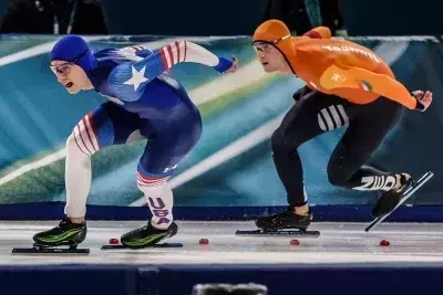 The Courteous Competition: Jordan Stolz and Jenning de Boo's Olympic Speedskating Rivalry